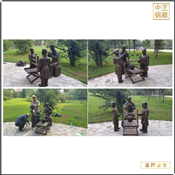 園林公園吹糖人雕塑 園林公園吹糖人雕塑