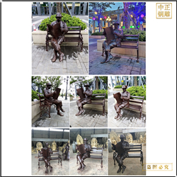 可加工步行街人物雕塑 可加工步行街人物雕塑