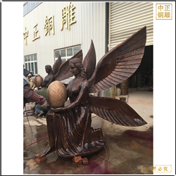 古希臘西方人物銅雕塑 